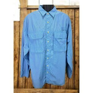 ExOfficio Insect Shield Apparel Fishing Blue Shirt‎ XL